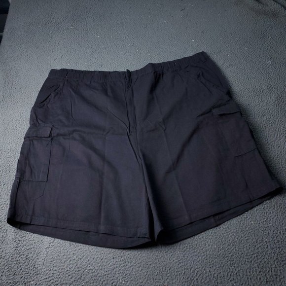 Boulder Creek Trading Cargo Chino Shorts Big Mens 5XL Black Khaki